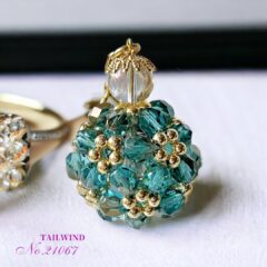 ★水晶とビーズのお守りアクセサリー