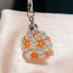 水晶入りビーズボール　No.21027-1