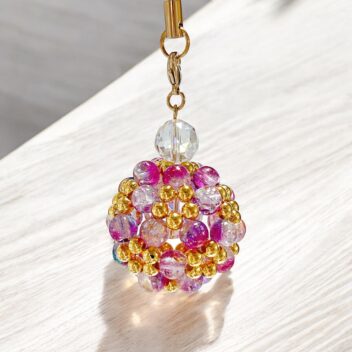 幸せのビーズボール 【21041-4】