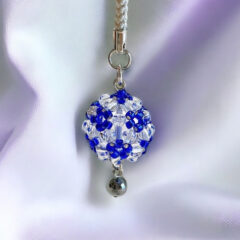 ◉90粒から生まれるビーズボールの規則性 ― 六芒星と神聖幾何学 ―