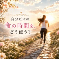 ★自分だけの命の時間を、どう使う？